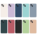 Miniatyrbillede 2 af 2: Skråt, gummicover cover til iPhone 13 - Mørkeblå Blue