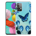 Miniatyrbild 1 av 2: Butterfly läder Samsung Galaxy A23 fodral - Blå Blå