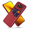 Miniatyrbillede 1 af 2: Bofink Xiaomi Poco X3 / X3 Nfc Card Cover - Rød Red