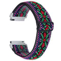 Verizon Gizmo Watch 3 Elastisk nylonrem med stilig mønster Smartklokkebånd - Style H Multicolor
