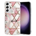 Miniatyrbillede 1 af 2: Deco Samsung Galaxy S23 Plus Etui - Electroplated Lyserød Marmor Pink