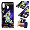 Miniatyrbild 1 av 2: Butterfly läder Samsung Galaxy M20 fodral - Flerfärgad multifärg