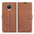 Miniatyrbillede 1 af 2: Wallet-style Læder Etui til Nokia G20 - Brun Brown