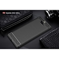 Miniatyrbillede 2 af 2: Sony Xperia 10 Plus Carbon børstet etui - Sort Black