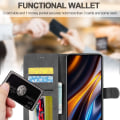 Miniatyrbillede 5 af 6: LC.IMEEKE Xiaomi Redmi Note 11E / 11 Prime 5g / M4 5g Flip Etui - Sort Black