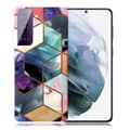 Miniatyrbillede 1 af 2: Marble Samsung Galaxy S21 Plus Etui - Colorful Cube Tile Multicolor