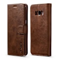 Pikkukuva 1 / 2: LC.IMEEKE Samsung Galaxy S8  design nahkakotelo - Kahvi Brown