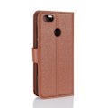 Miniatyrbillede 2 af 2: Huawei P9 Lite Mini Etui med Litchi tekstur - Brun Brown