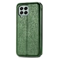 Miniatyrbild 2 av 2: Läder Samsung Galaxy M33 5G fodral med romb-design - Grön Grön