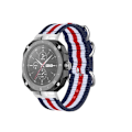 Pikkukuva 2 / 6: Huawei Watch GT Cyber nylon kellohihna - Sininen / Valkoinen / Punainen Multicolor
