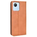 Miniatyrbilde 2 av 2: Bofink Vintage Realme C30 Læretui - Brun Brown