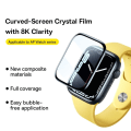 Miniatyrbild 5 av 5: BASEUS Apple Watch SE 2022 (40mm) HD screen protector - Black Svart