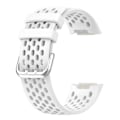 Miniatyrbillede 1 af 2: Fitbit Charge 5 åndbar urrem i silikone - Hvid White