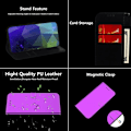 Pikkukuva 2 / 2: Mirror Motorola Moto G 5G flip case - Violetti Purple