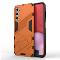 Miniatyrbillede 1 af 2: Stødsikker Hybrid Cover med A Moderne Touch til Samsung Galaxy A14 - Orange Orange