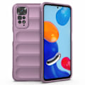 Miniatyrbillede 1 af 2: Blødt grebsformet cover til Xiaomi Redmi Note 11S / Xiaomi Redmi Note 11 - Lilla Purple