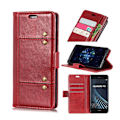 Miniatyrbillede 1 af 2: Crazy Horse Sony Xperia 10 Plus læder etui - Rød Red