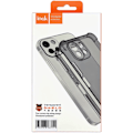 Miniatyrbillede 2 af 2: IMAK Airbag Cover til Xiaomi Poco X5 / Redmi Note 12 - Gennemsigtig Sort Black