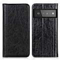 Pikkukuva 1 / 2: Aito nahkakotelo magneettisuljuksella Google Pixel 6 Pro - Musta Black