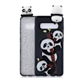 Pikkukuva 1 / 2: Samsung Galaxy S10 3D Suloinen nukke kuosi suojakotelo - Ihanat Pandat Multicolor