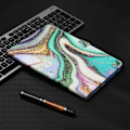 Pikkukuva 2 / 2: iPad (2018) / (2017) viileä kuvio nahkainen flip case - Glitter Jauhe Multicolor