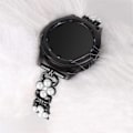 Miniatyrbillede 3 af 6: Samsung Galaxy Watch 5 / 5 Pro / (42mm) rhinestone blomsterformet urrem - Sort Black