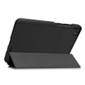 Miniatyrbild 2 av 2: Tri-fold läderfodral för Lenovo Tab M7 (3:e generationen) - Svart Svart