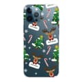 Miniatyrbilde 1 av 2: Juleveske til iPhone 14 Pro - Sukkerrør Multicolor