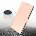 Pikkukuva 2 / 2: Sileä ja ohut premium-PU-nahkakotelo iPhone 13 Pro Max - Ruusukulta Pink
