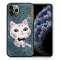 Miniatyrbillede 1 af 2: Nimmy Big Eyes iPhone 11 Pro broderet cover - Blå Blue