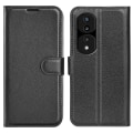 Miniatyrbillede 1 af 6: Klassisk Honor 70 Pro Flip Etui - Sort Black