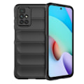 Pikkukuva 1 / 2: Pehmeä kahva muotoiltu kuori Xiaomi Redmi 10 2022 / Xiaomi Redmi 10 / Xiaomi Redmi 10 Prime / Xiaomi Redmi Note 11 - Musta Black