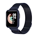 Miniatyrbillede 6 af 6: Xiaomi Redmi Watch 2 urrem i rustfrit stål med cover - Blækblå Blue