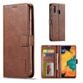 Pikkukuva 1 / 2: LC.IMEEKE Samsung Galaxy A20e Flip kotelot - Kahvi Brown