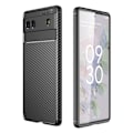 Pikkukuva 1 / 2: Carbon Shield Google Pixel 6a kotelot - Musta Black