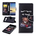 Miniatyrbillede 1 af 2: Samsung Galaxy Note 8 etui med unikt print - Sur bjørn Multicolor