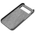 Miniatyrbillede 2 af 2: Stødsikkert lædercover med oval støttefod til Google Pixel 6 - Sort Black