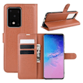 Miniatyrbillede 1 af 2: Classic Samsung Galaxy S20 Ultra etui - Brun Brown
