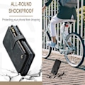 Miniatyrbillede 2 af 2: CaseMe Samsung Galaxy S22 Plus etui med lynlås og pung - Sort Black