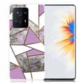 Miniatyrbillede 1 af 2: Marble Xiaomi Mix 4 Etui - Lilla / Hvid / Grå Marmor Multicolor
