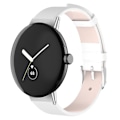 Pikkukuva 4 / 5: Yksinkertainen nahkaranneke Google Pixel Watch -kelloon - Valkoinen White