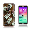 Pikkukuva 1 / 2: LG K10 2017 softlyfit kohokuvioitu TPU tapauksessa - Suklaa Jäätelöt Brown