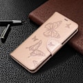Miniatyrbild 2 av 2: Butterfly läder Samsung Galaxy S20 Ultra fodral - Guld Guld