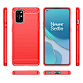 Pikkukuva 2 / 2: Carbon Flex Suojakotelo OnePlus 8T - Punainen Red