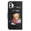 Pikkukuva 2 / 2: Wonderland Nothing Phone (1) Läppäkotelo - Bear Black