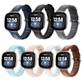 Miniatyrbillede 2 af 2: Fitbit Versa 3 ægte læder rem - pink Pink