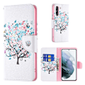 Miniatyrbillede 1 af 2: Wonderland Samsung Galaxy S21 FE Flip etui - Blomst træ Multicolor