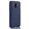Pikkukuva 2 / 2: Samsung Galaxy J6 (2018) Krokotiili Pintainen Synteetti Nahkainen Muovi takasuoja Kuori - Sininen Blue
