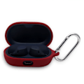 Miniatyrbillede 1 af 2: Jabra Elite 7 Active silikoneetui med nøglering - Rødvin Red