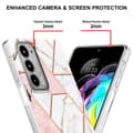 Miniatyrbillede 2 af 2: Marble Motorola Edge 20 Etui - Lyserød / Hvid Multicolor